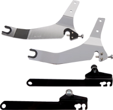 Load image into Gallery viewer, Cobra Backrest Kit - 14" - Chrome - Dyna 602-2004 - Back View
