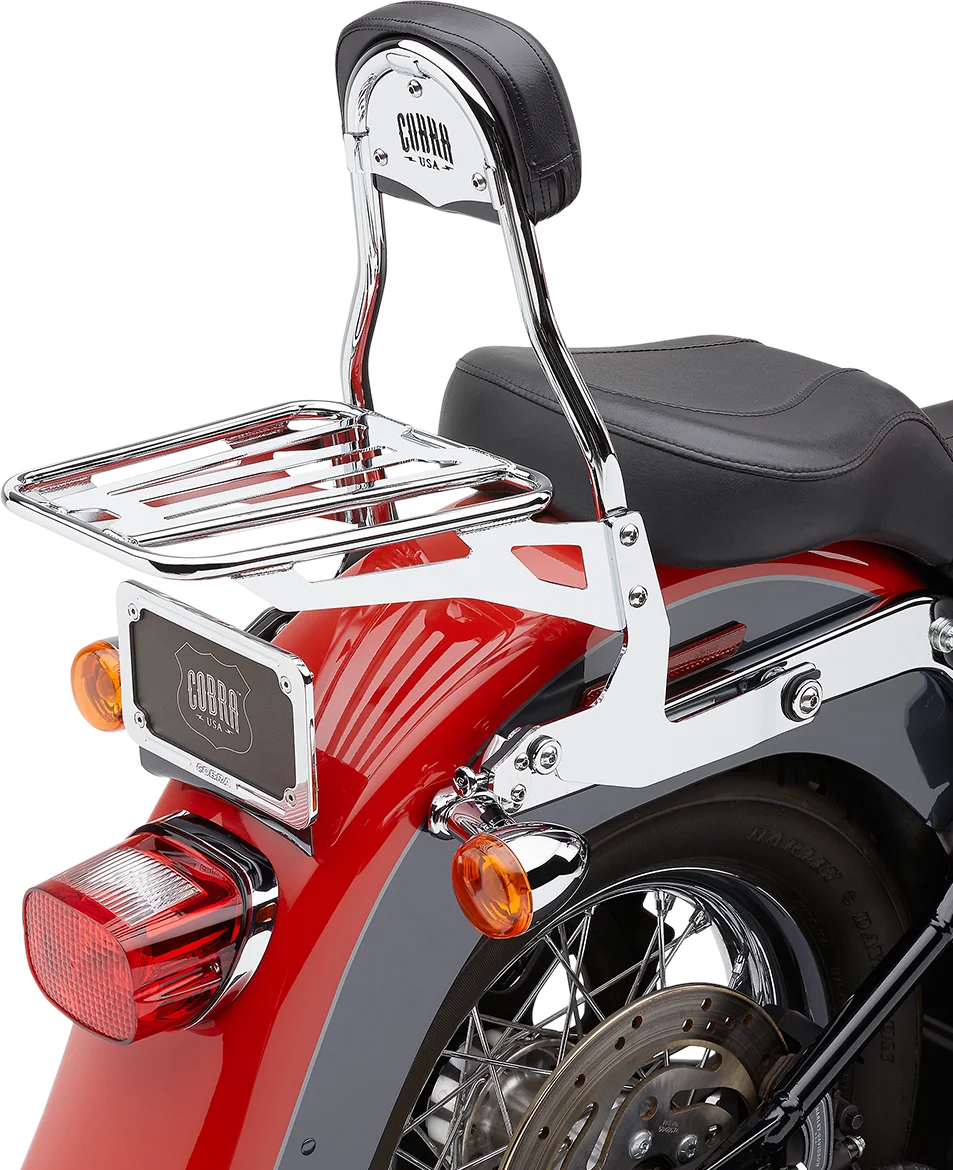 Cobra Backrest Kit - 14" - Chrome - Dyna 602-2004 - Additional View 6