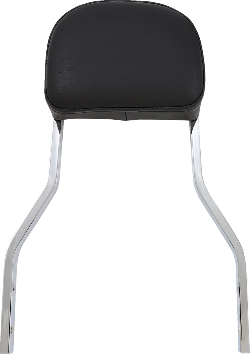 Cobra Backrest Kit - 14" - Chrome - Dyna 602-2044 - Side View