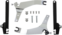 Load image into Gallery viewer, Cobra Backrest Kit - 14" - Chrome - Dyna 602-2044 - Back View