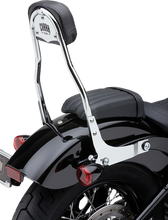Load image into Gallery viewer, Cobra Backrest Kit - 14" - Chrome - FLHC/S 602-2010 - Installation View