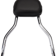Load image into Gallery viewer, Cobra Backrest Kit - 14" - Chrome - FLSB 602-2011 - Main Product View