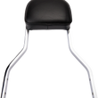 Load image into Gallery viewer, Cobra Backrest Kit - 14" - Chrome - FLSB 602-2051 - Main Product View