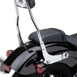 Load image into Gallery viewer, Cobra Backrest Kit - 14" - Chrome - FXLR 602-2009 - Back View