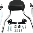 Load image into Gallery viewer, Cobra Backrest Kit - 14" - Chrome - Softail 602-2002 - Back View