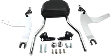 Load image into Gallery viewer, Cobra Backrest Kit - 14" - Chrome - Softail 602-2002 - Back View