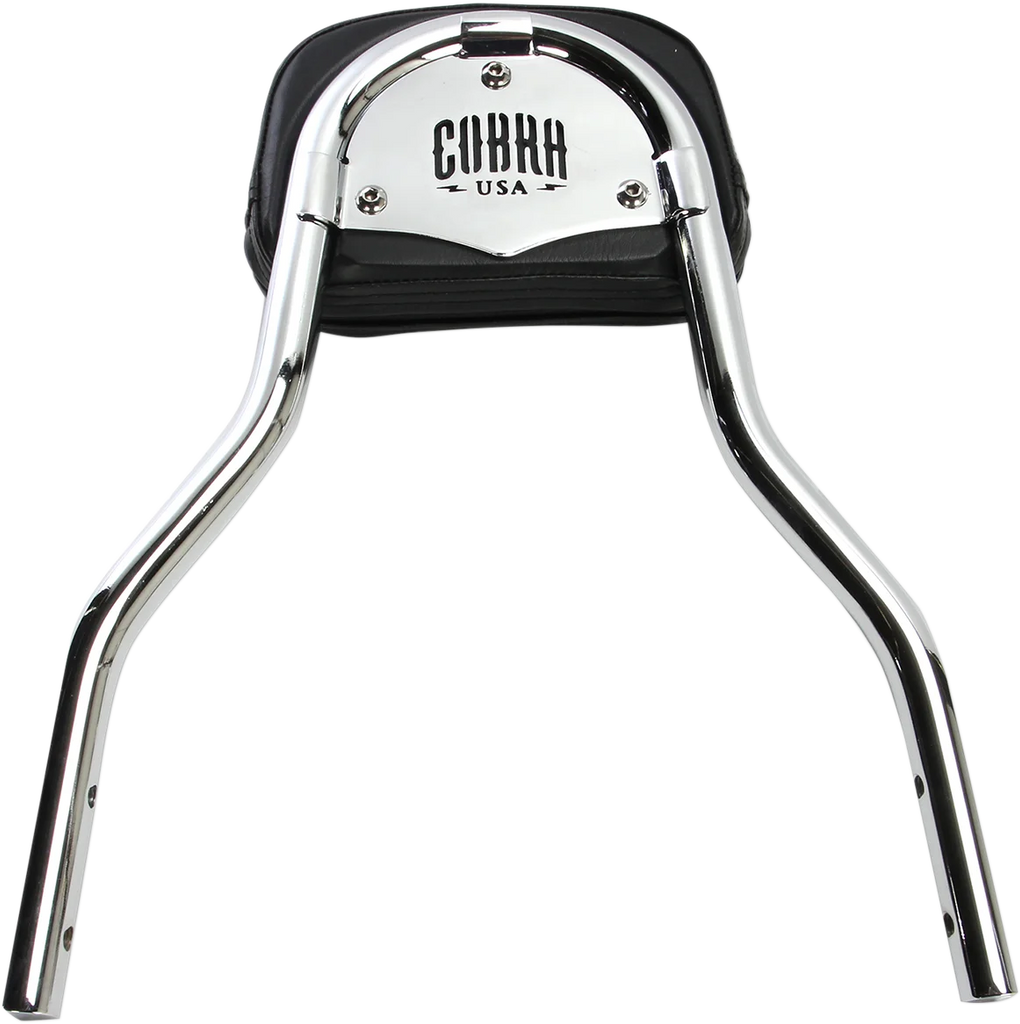 Cobra Backrest Kit - 14" - Chrome - Softail 602-2002 - Installation View
