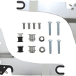 Load image into Gallery viewer, Cobra Backrest Kit - 14" - Chrome - Softail 602-2006 - Back View