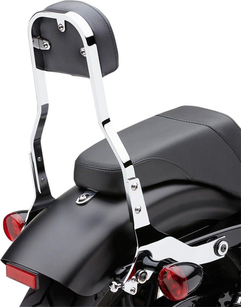 Cobra Backrest Kit - 14" - Chrome - Softail 602-2041 - Back View