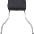 Load image into Gallery viewer, Cobra Backrest Kit - 14" - Chrome - Softail 602-2042 - Side View