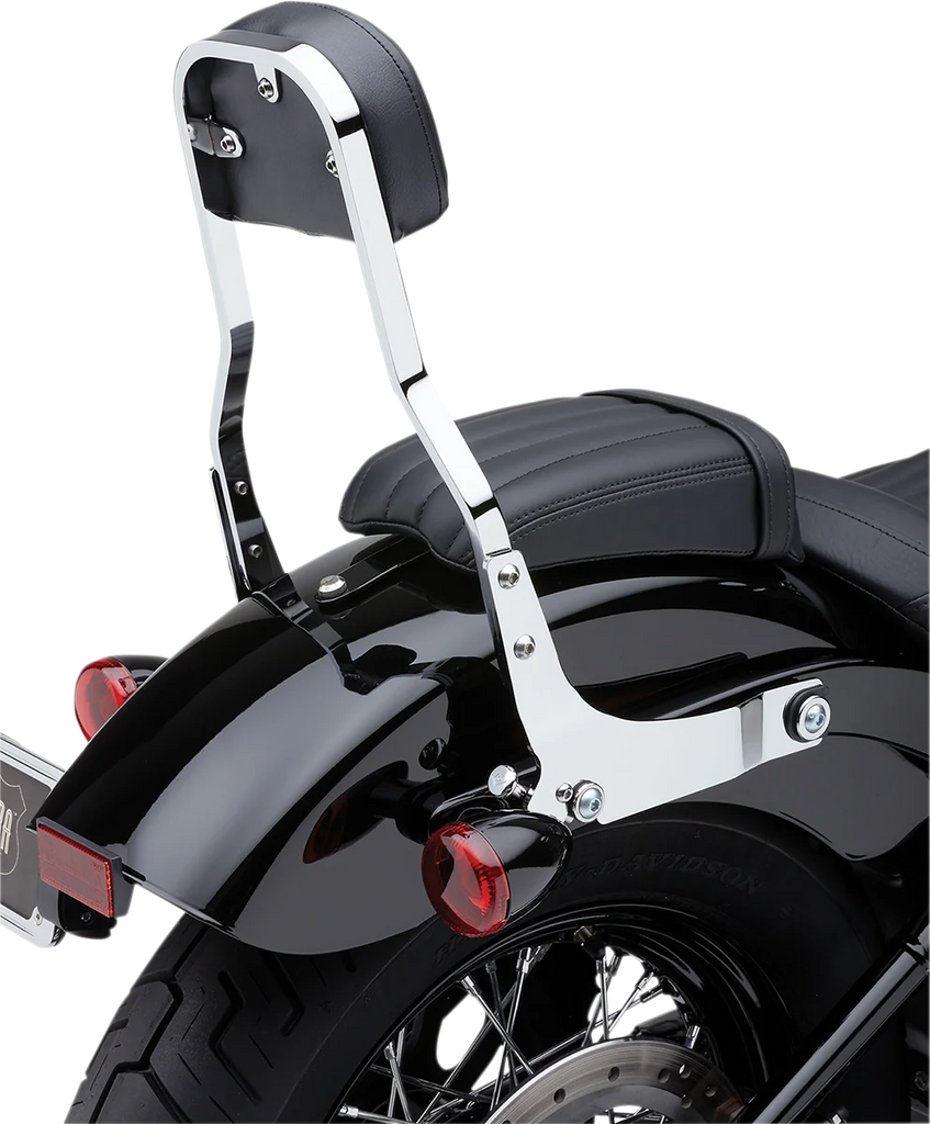 Cobra Backrest Kit - 14" - Chrome - Sportster 602-2045 - Main Product View
