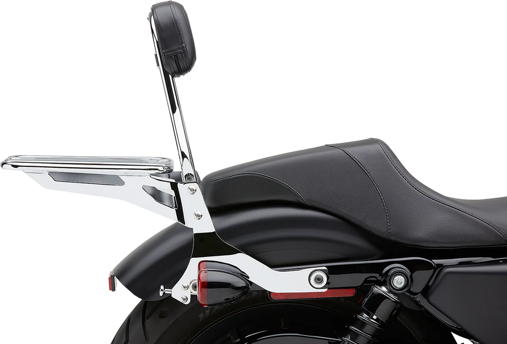 Cobra Backrest Kit - 14" - Chrome - XL 602-2005 - Additional View 5