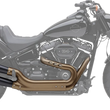 Load image into Gallery viewer, Cobra Black El Diablo Mufflers for Fat Bob 6046B - Detail View
