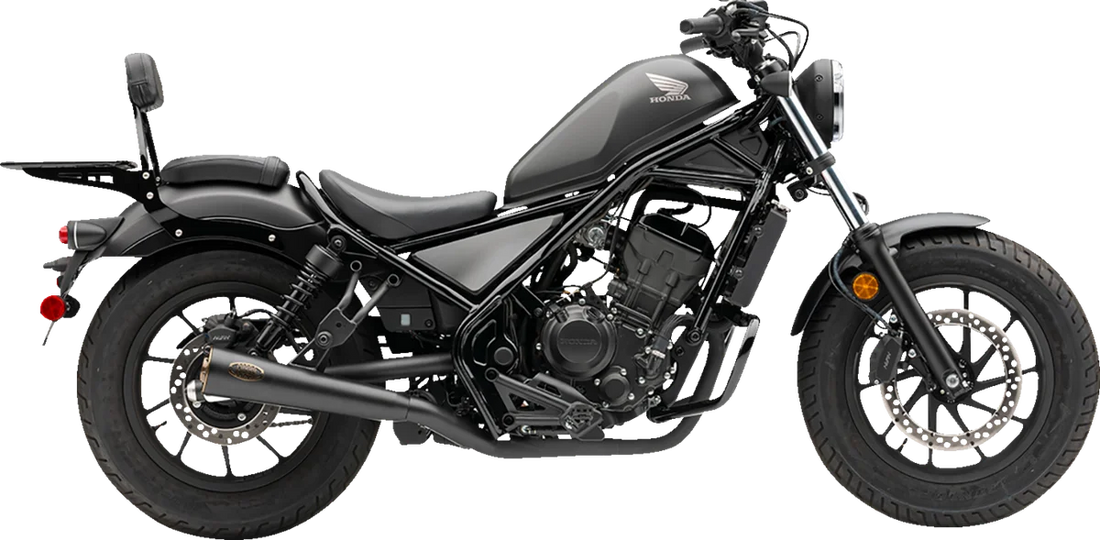 Cobra Bronze Tip Slip-On Muffler - Rebel 1139BZ - Installation View