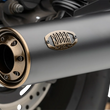 Load image into Gallery viewer, Cobra Bronze Tip Slip-On Muffler - Rebel 1140BZ - Back View