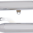 Load image into Gallery viewer, Cobra Chrome Slashcut Mufflers - Side View