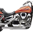 Load image into Gallery viewer, Cobra Chrome Slashcut Mufflers - Main Product View
