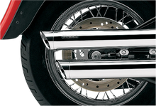 Load image into Gallery viewer, Cobra Chrome Slashcut Mufflers 6001 - Detail View