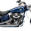 Load image into Gallery viewer, Cobra Chrome Slashcut Mufflers 6003 - Main Product View