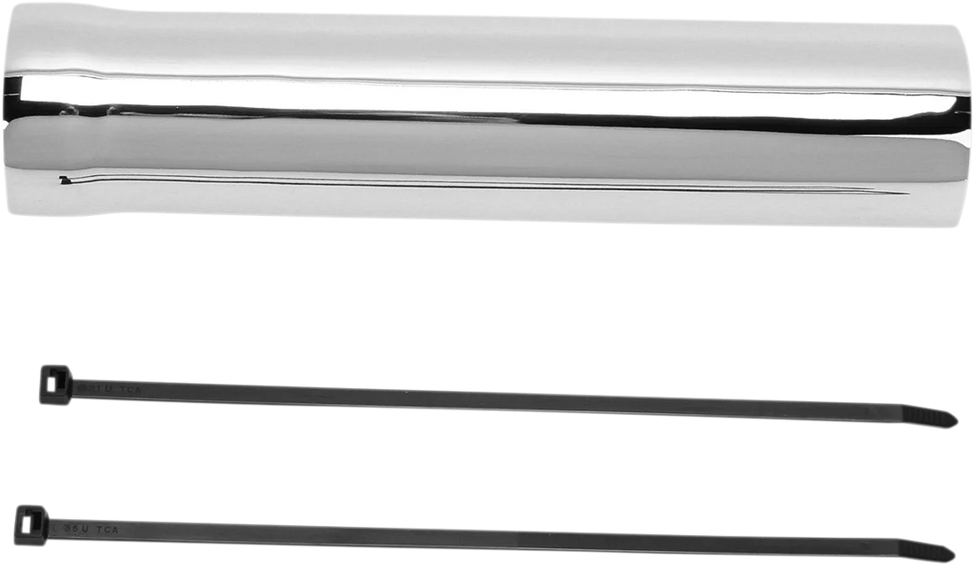 Cobra Chromed Driveshaft Cover - VTX13/18 06-0650 - Back View