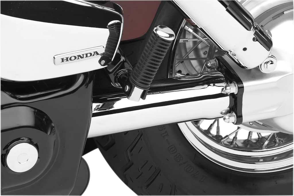Cobra Chromed Driveshaft Cover - Valkyrie 06-0640 - Installation View