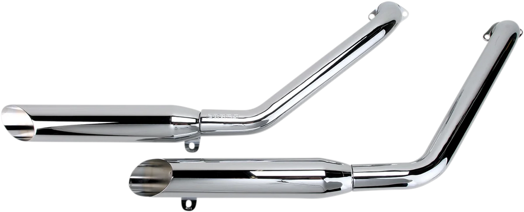 Cobra Classic Slashcut Exhaust - Chrome fits Honda VT1100 - Main Product View