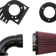 Load image into Gallery viewer, Cobra Cone Air Intake - Black - Softail 606-0104-06B-SB - Back View