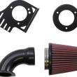 Load image into Gallery viewer, Cobra Cone Air Intake - Black - Sportster 606-0103-06B-SB - Side View