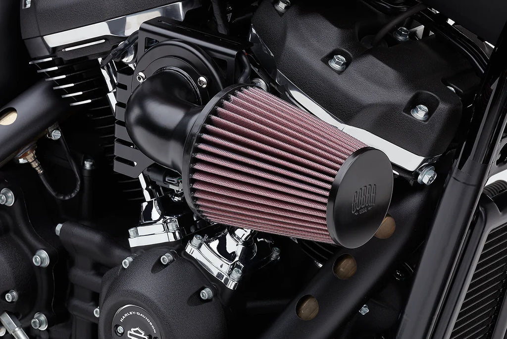 Cobra Cone Air Intake - Black - Twin Cam 606-0102-06B-SB - Main Product View
