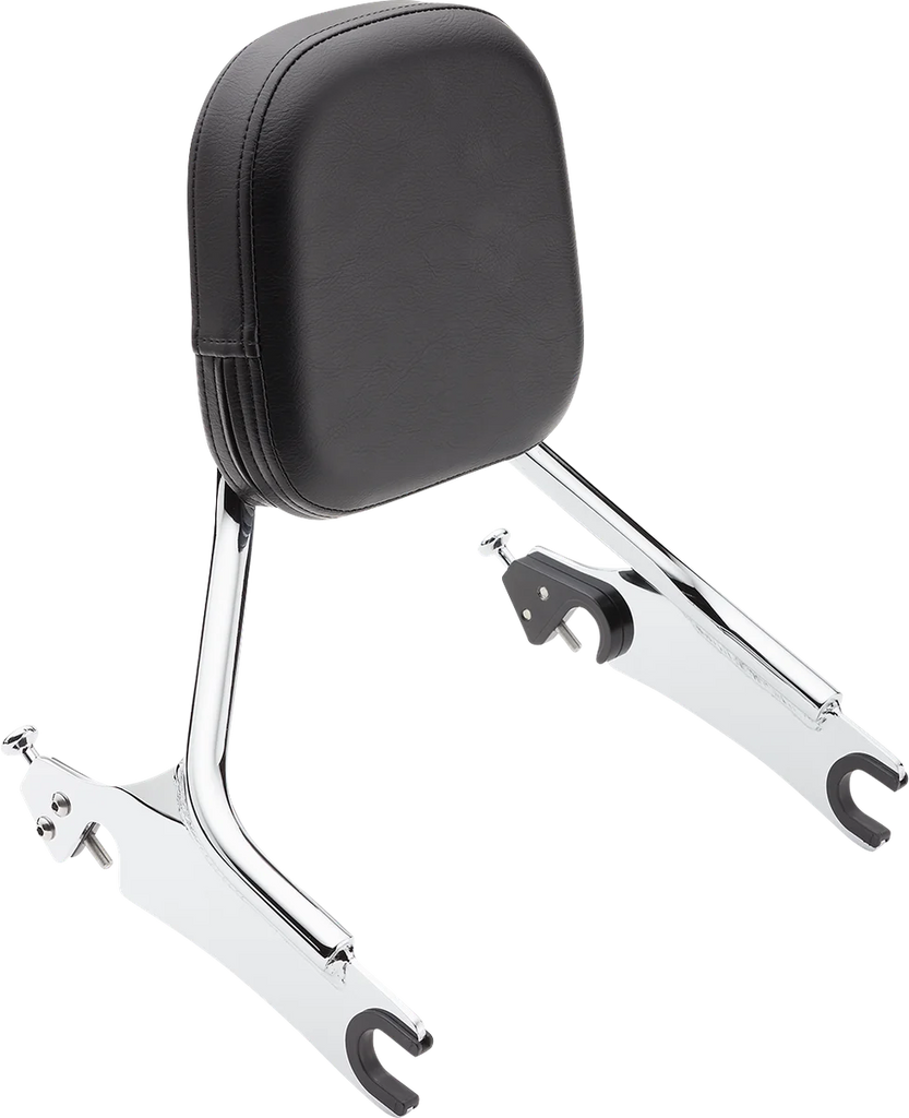 Cobra Detachable Backrest - Black - Short - Chieftain 502-2205B - Side View
