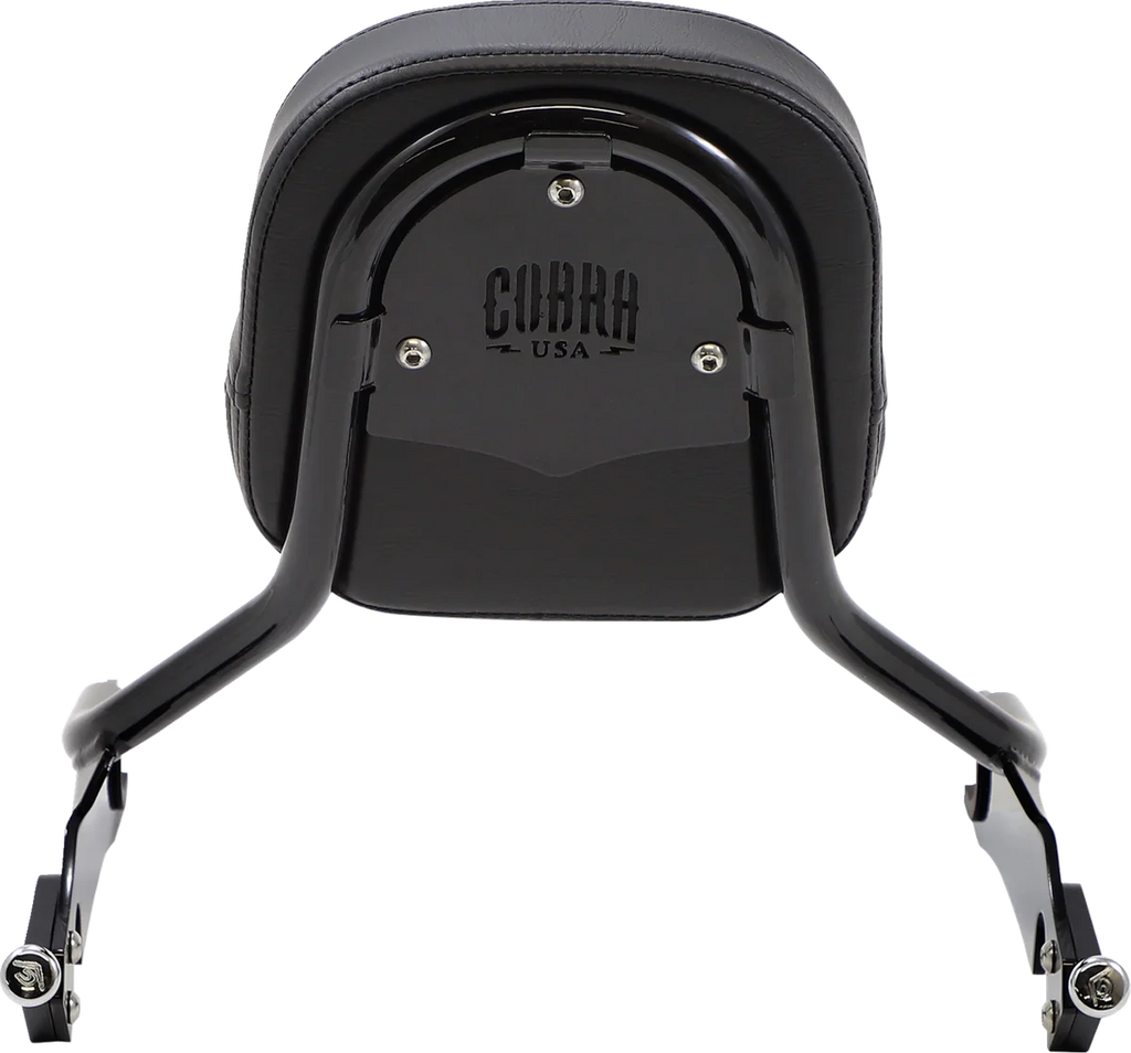 Cobra Detachable Backrest - Black - Short - Chieftain 502-2205B - Back View