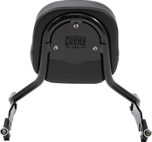 Load image into Gallery viewer, Cobra Detachable Backrest - Black - Short - Chieftain 502-2205B - Back View