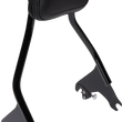 Load image into Gallery viewer, Cobra Detachable Backrest - Black - Short - FLH/FLT 602-2212B - Main Product View