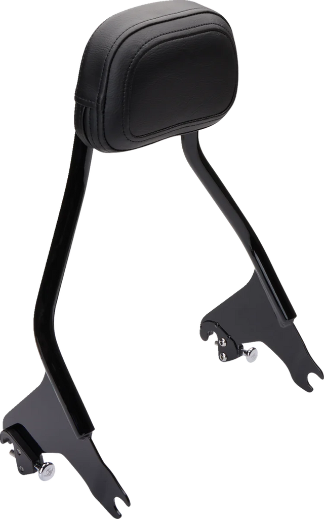 Cobra Detachable Backrest - Black - Short - FLH/FLT 602-2212B - Main Product View