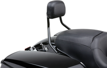 Load image into Gallery viewer, Cobra Detachable Backrest - Black - Short - FLH/FLT 602-2212B - Side View
