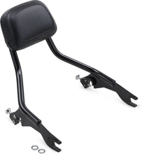 Load image into Gallery viewer, Cobra Detachable Backrest - Black - Short - FLH/FLT 602-2212B - Detail View