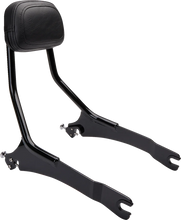 Load image into Gallery viewer, Cobra Detachable Backrest - Black - Solo Seat - Scout 502-2211B - Main Product View