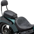 Load image into Gallery viewer, Cobra Detachable Backrest - Black - Solo Seat - Scout 502-2211B - Installation View