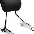 Load image into Gallery viewer, Cobra Detachable Backrest - Chrome - Chieftain 502-2000 - Main Product View