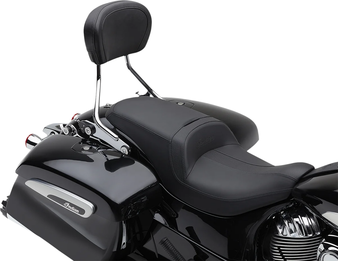 Cobra Detachable Backrest - Chrome - Chieftain 502-2000 - Side View