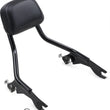 Load image into Gallery viewer, Cobra Detachable Backrest - Chrome - Short 602-2212 fits Harley-Davidson FLH / FLT - Detail View