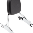 Load image into Gallery viewer, Cobra Detachable Backrest - Chrome - Short - Chieftain 502-2205 - Main Product View