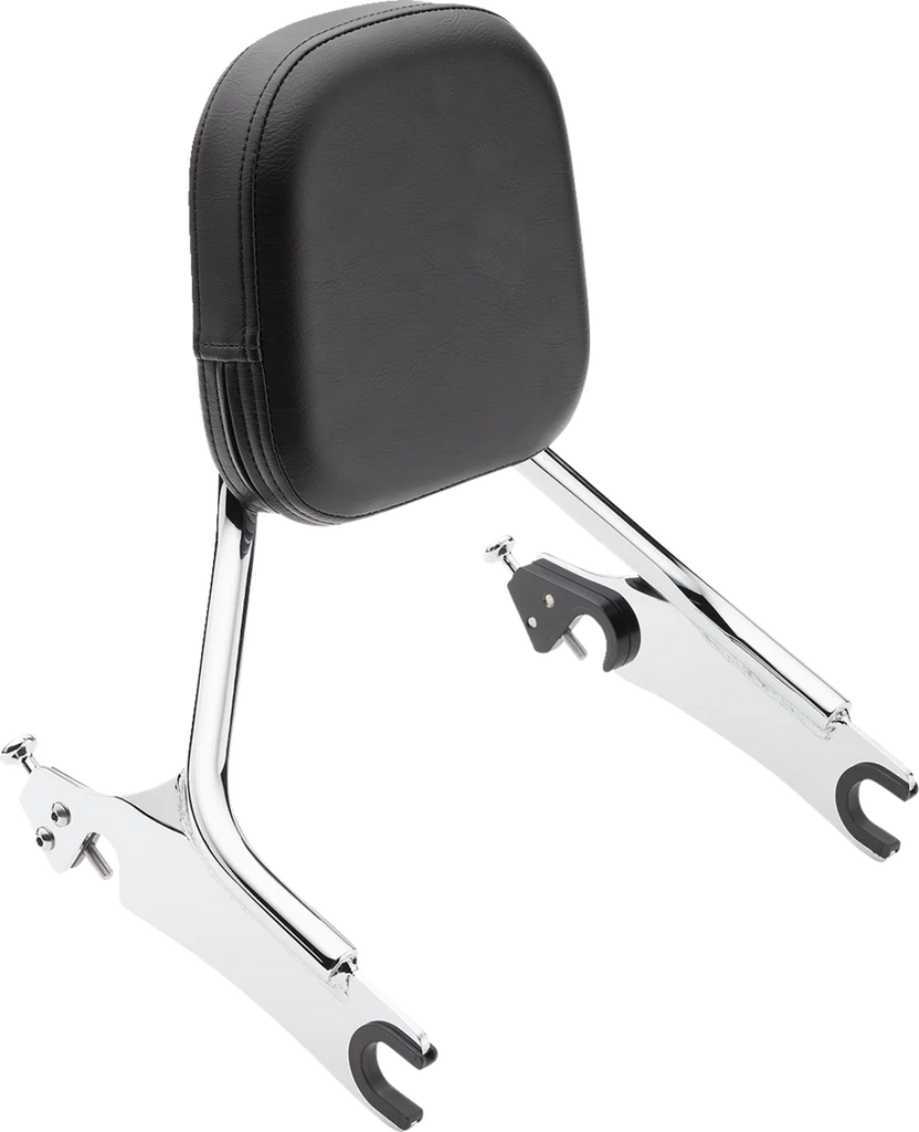 Cobra Detachable Backrest - Chrome - Short - Chieftain 502-2205 - Main Product View