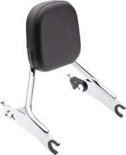 Load image into Gallery viewer, Cobra Detachable Backrest - Chrome - Short - Chieftain 502-2205 - Main Product View