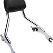 Load image into Gallery viewer, Cobra Detachable Backrest - Chrome - Short - FLH/FLT 602-2200 - Main Product View