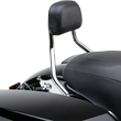 Load image into Gallery viewer, Cobra Detachable Backrest - Chrome - Short - FLH/FLT 602-2200 - Back View