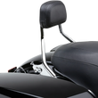 Load image into Gallery viewer, Cobra Detachable Backrest - Chrome - Short - FLH/FLT 602-2212 - Side View