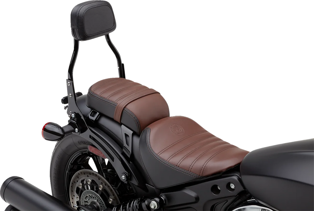 Cobra Detachable Backrest - Mini - Black - Bobber 502-2015B - Main Product View