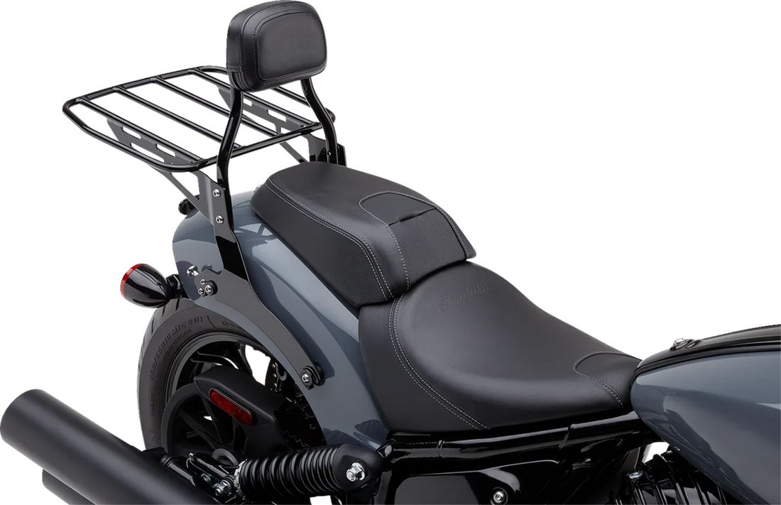 Cobra Detachable Backrest - Mini - Black - Chieftain 502-2012B - Side View