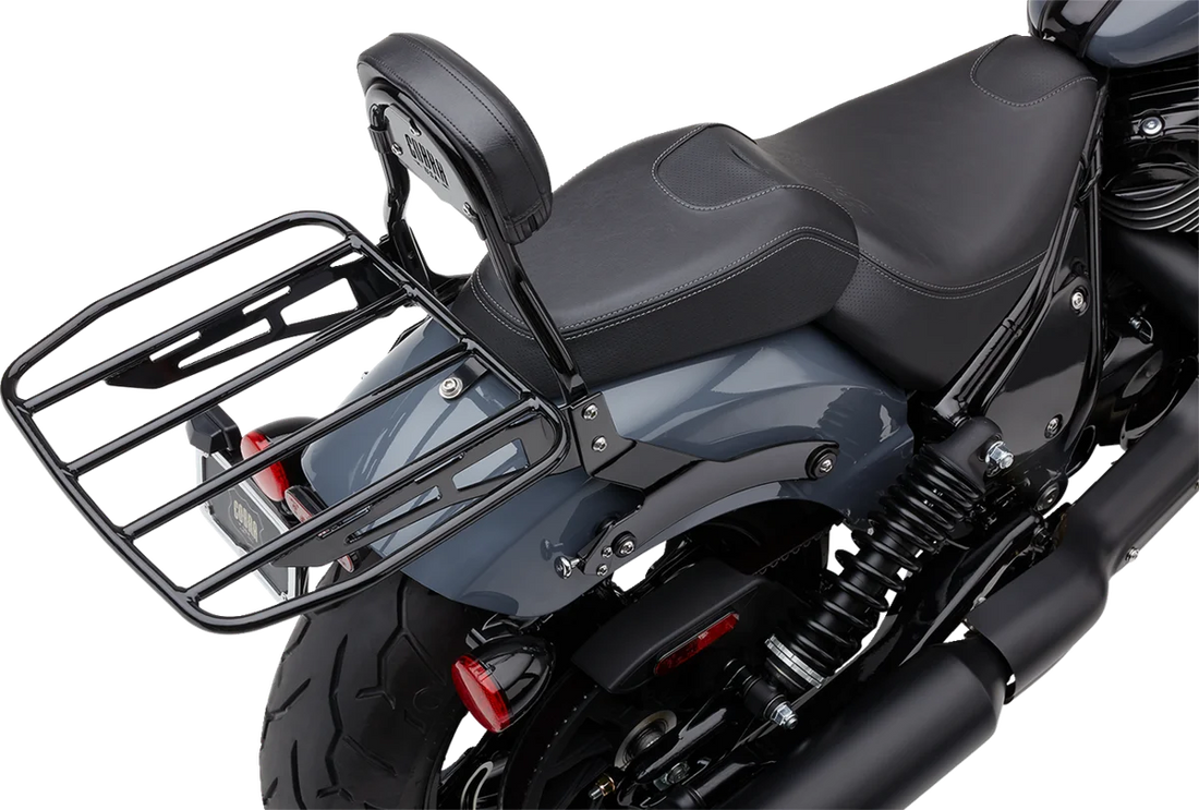 Cobra Detachable Backrest - Mini - Black - Chieftain 502-2012B - Back View